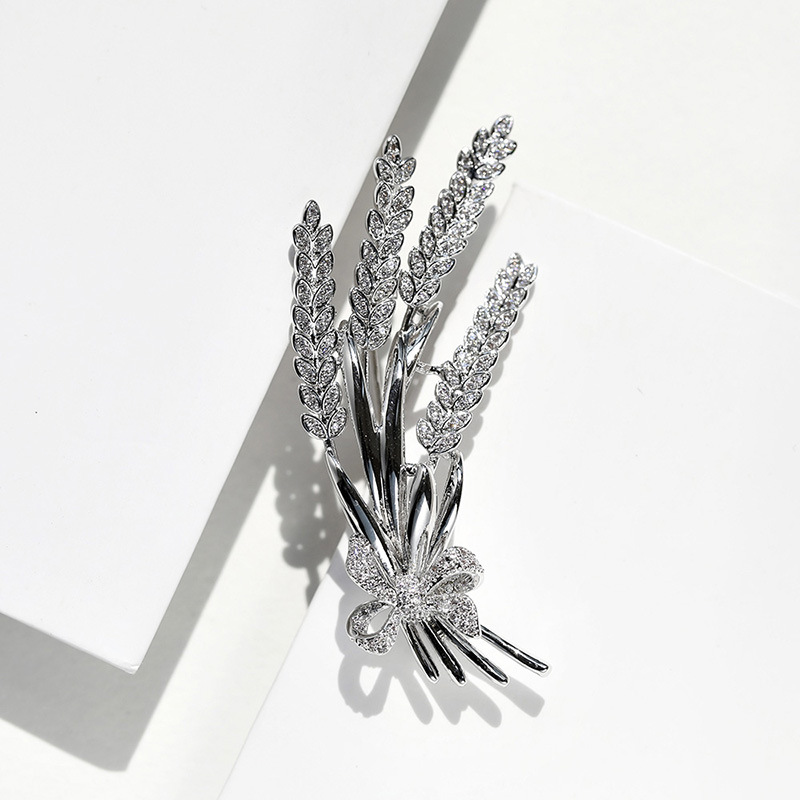 Wheat Bow Brooch