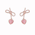 Delicate and Classic Bow Element Earrings