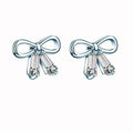 Fashionable Bow-shaped Stud Earrings
