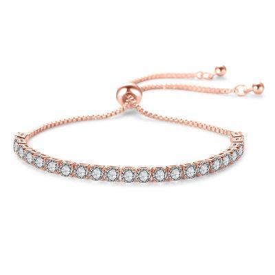 Single Row CVD Diamond Shiny Bracelet
