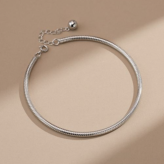 Thick Snake Bone Chain Anklet-Two Colors Available