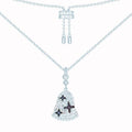 Wind Bell Set With CVD Diamond Necklace