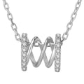 Hollowed-out CVD Diamond Insert Delicate Clavicle Chain