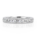 Round Brilliant Cut Diamond Wedding Band