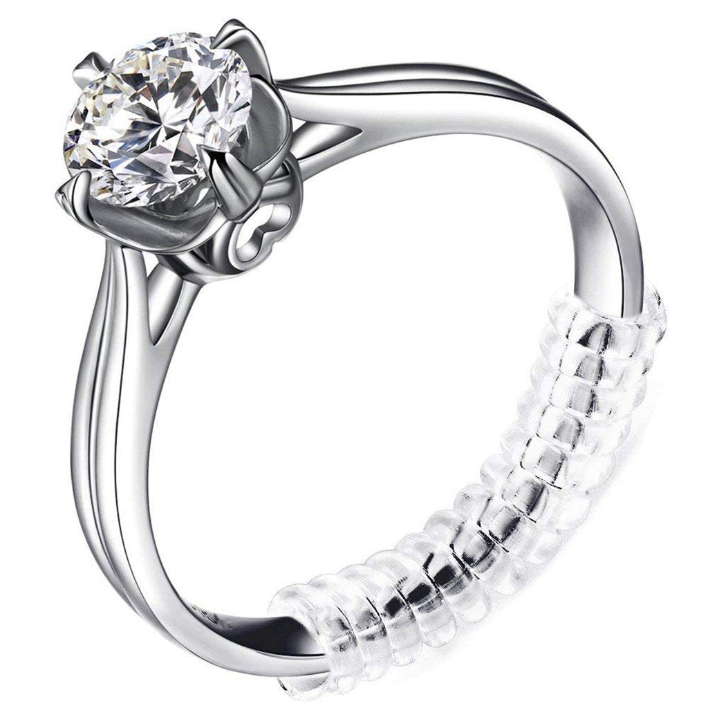 Invisible Transparent Spiral Cord Ring Adjuster