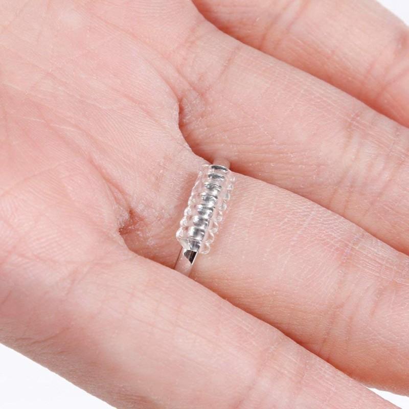 Invisible Transparent Spiral Cord Ring Adjuster