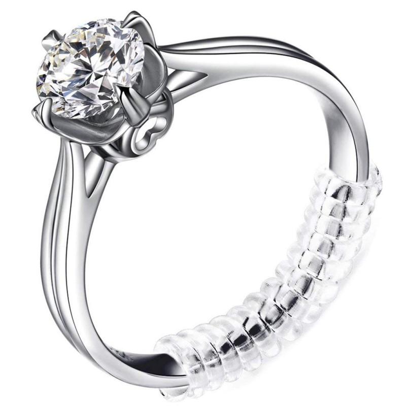 Invisible Transparent Spiral Cord Ring Adjuster