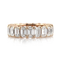 Emerald Cut Diamond Eternity Band