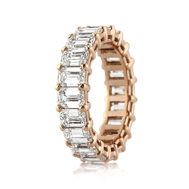 Emerald Cut Diamond Eternity Band