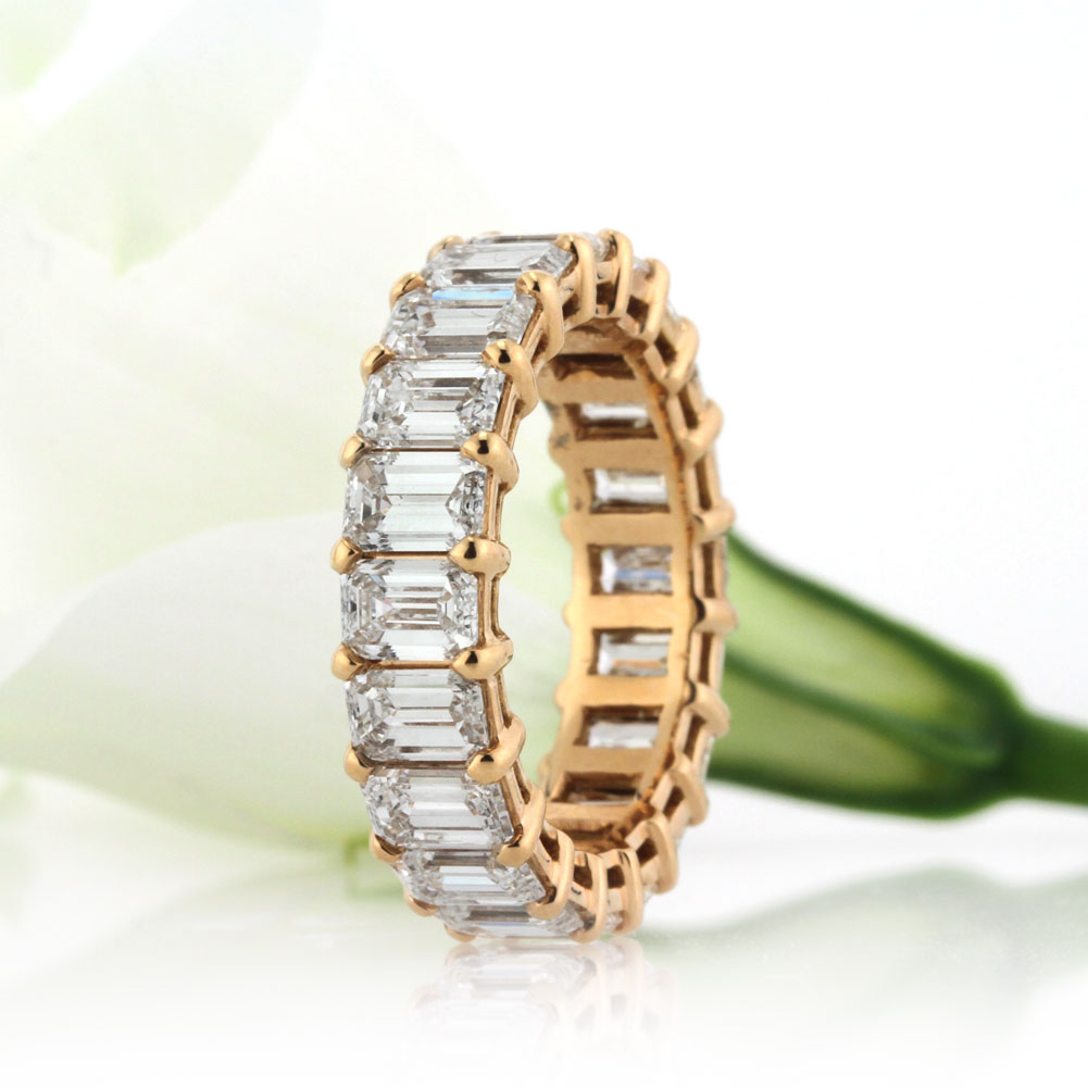 Emerald Cut Diamond Eternity Band