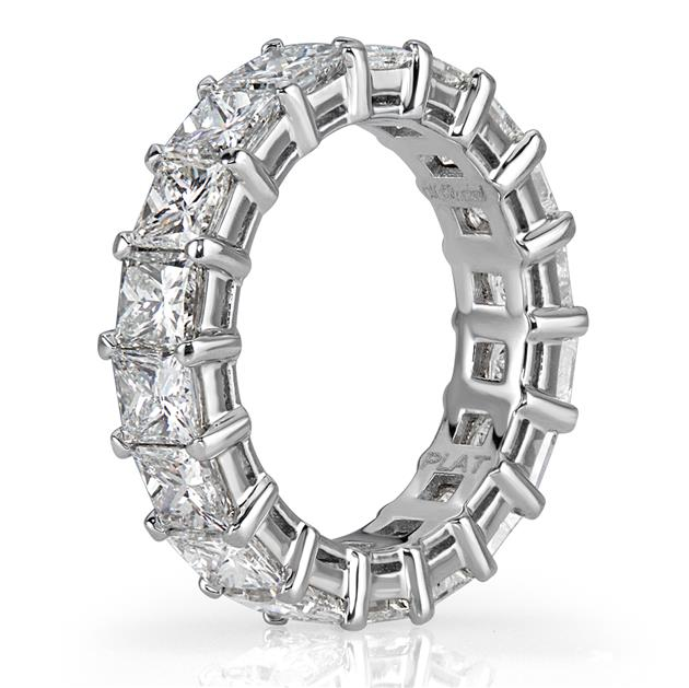 Princess Cut Diamond Eternity Band