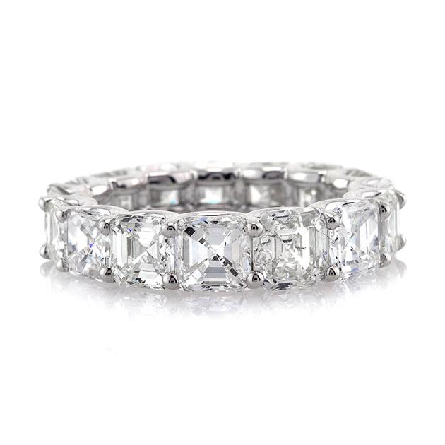 Asscher Cut Diamond Eternity Band