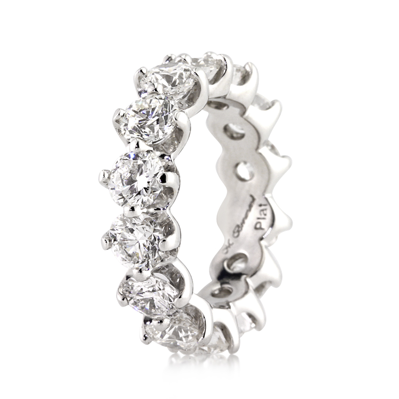 Round Brilliant Cut Diamond Eternity Band
