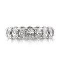 Oval Cut Diamond Eternity Band