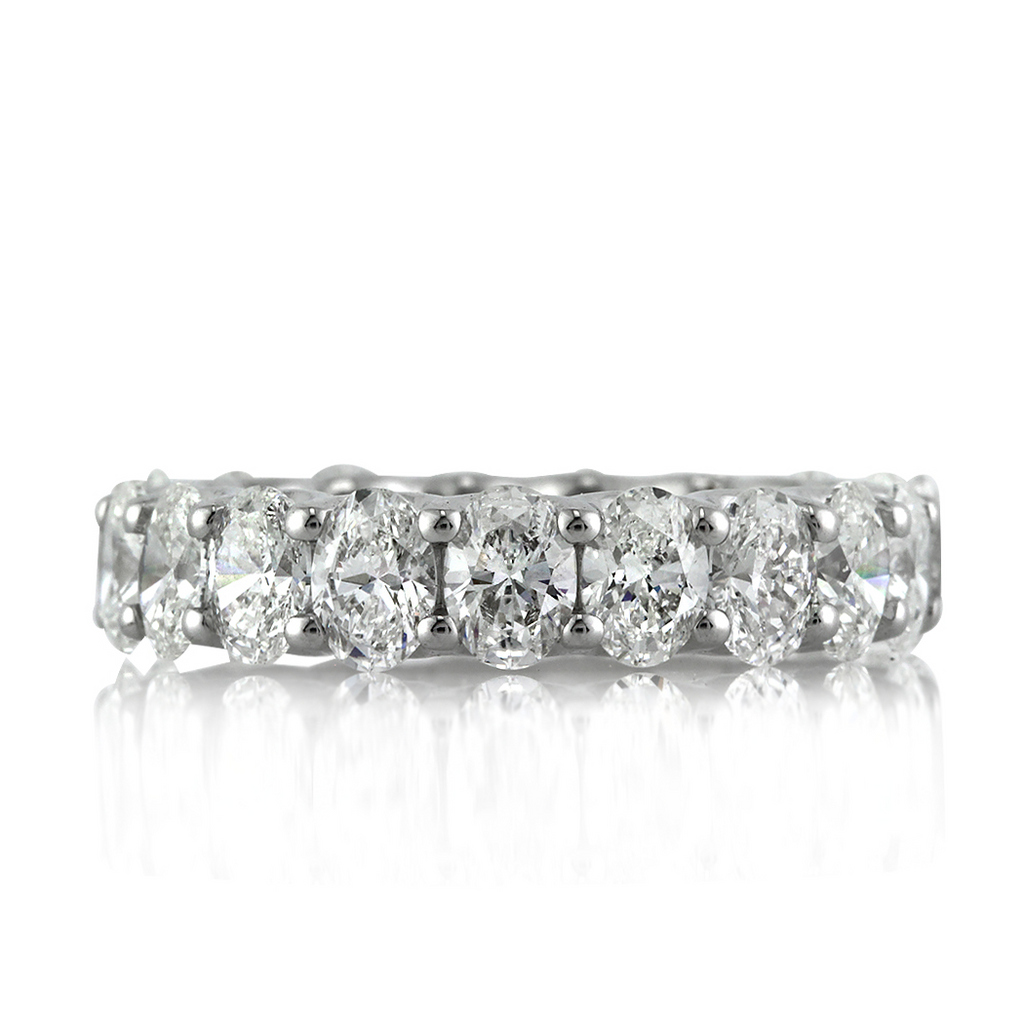 Oval Cut Diamond Eternity Band