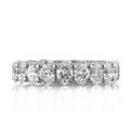 Oval Cut Diamond Eternity Band
