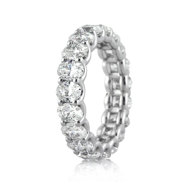 Oval Cut Diamond Eternity Band
