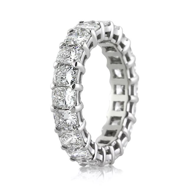 Radiant Cut Diamond Eternity Band