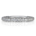 Round Brilliant Cut CVD Diamond Wedding Band