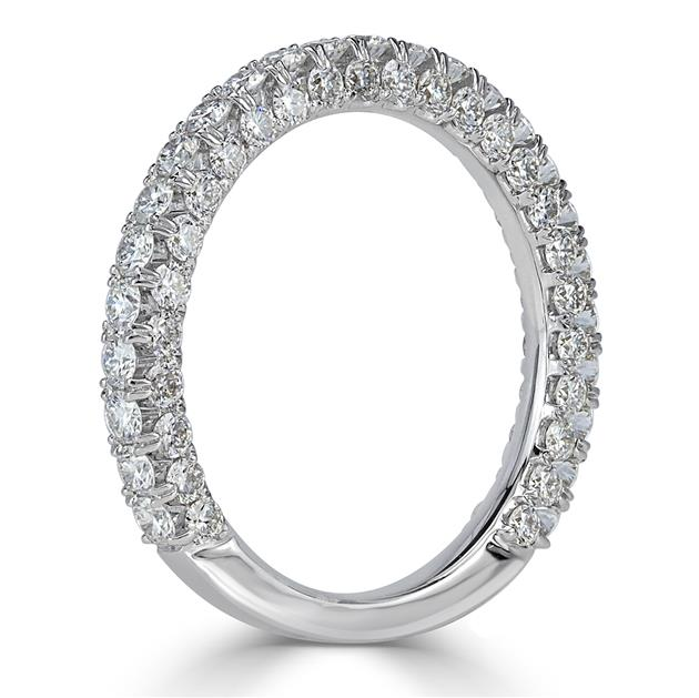 Round Brilliant Cut Diamond Wedding Band