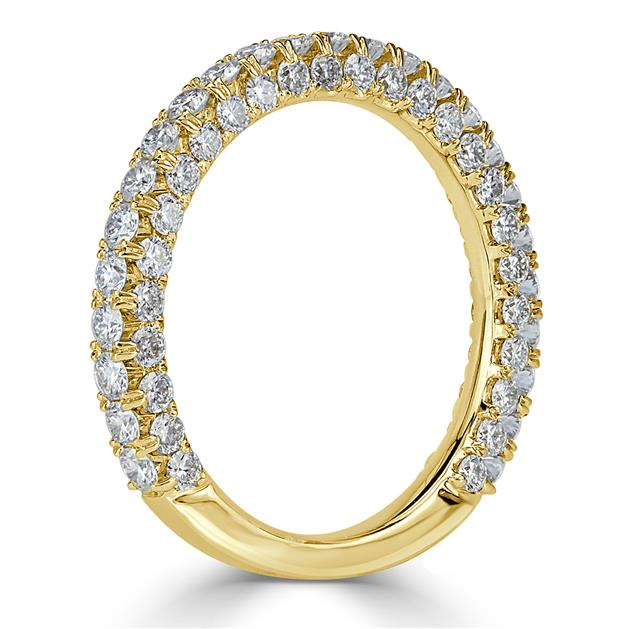 Round Brilliant Cut Diamond Wedding Band