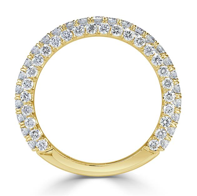 Round Brilliant Cut Diamond Wedding Band