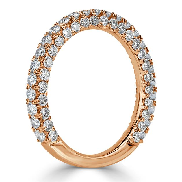 Round Brilliant Cut Diamond Wedding Band