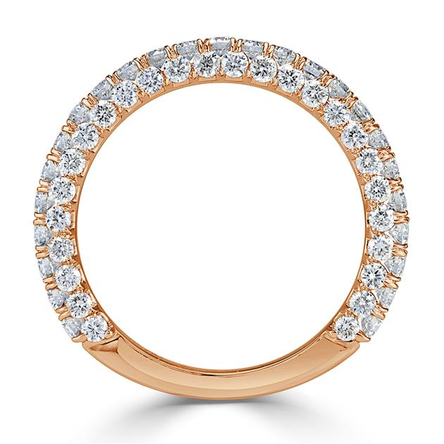 Round Brilliant Cut Diamond Wedding Band
