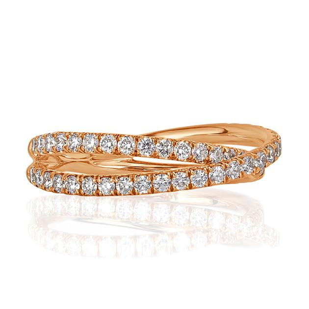 Round Brilliant Cut Diamond Wedding Band