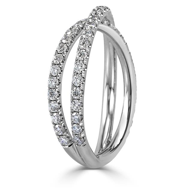 Round Brilliant Cut Diamond Wedding Band