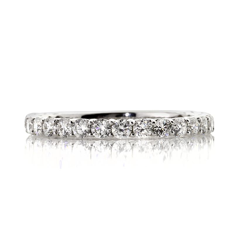 Round Brilliant Cut Diamond Wedding Band