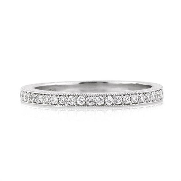Round Brilliant Cut Diamond Wedding Band