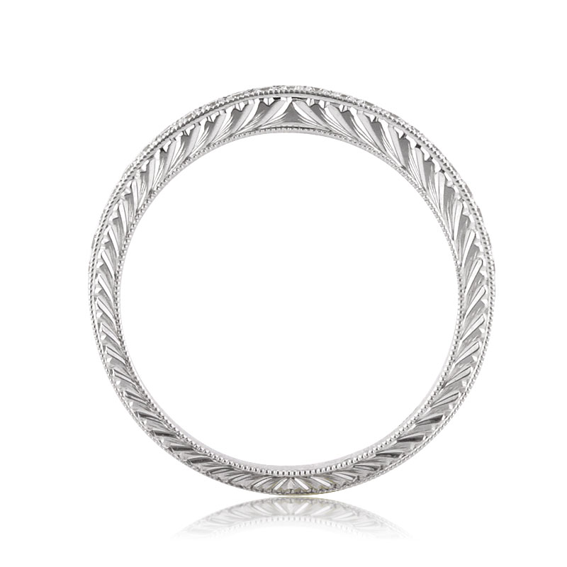 Round Brilliant Cut Diamond Wedding Band