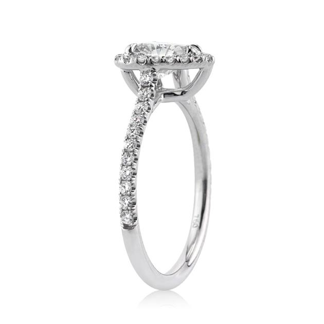 Heart Shaped CVD Diamond Engagement Ring