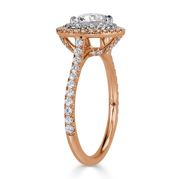 Heart Shaped Diamond Engagement Ring
