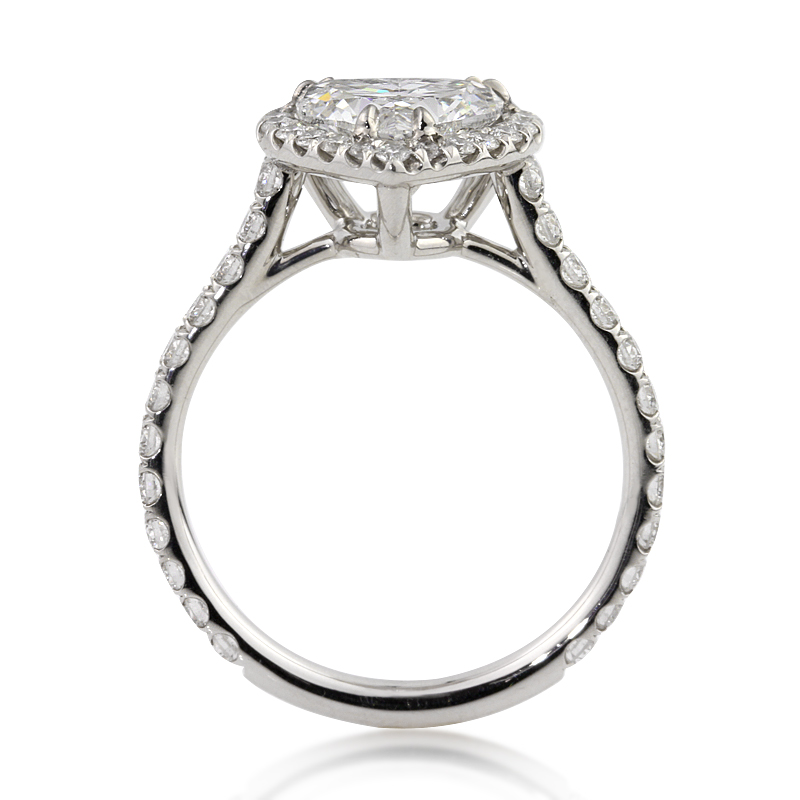 Heart Shaped CVD Diamond Engagement Ring