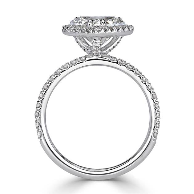 Heart Shaped CVD Diamond Engagement Ring