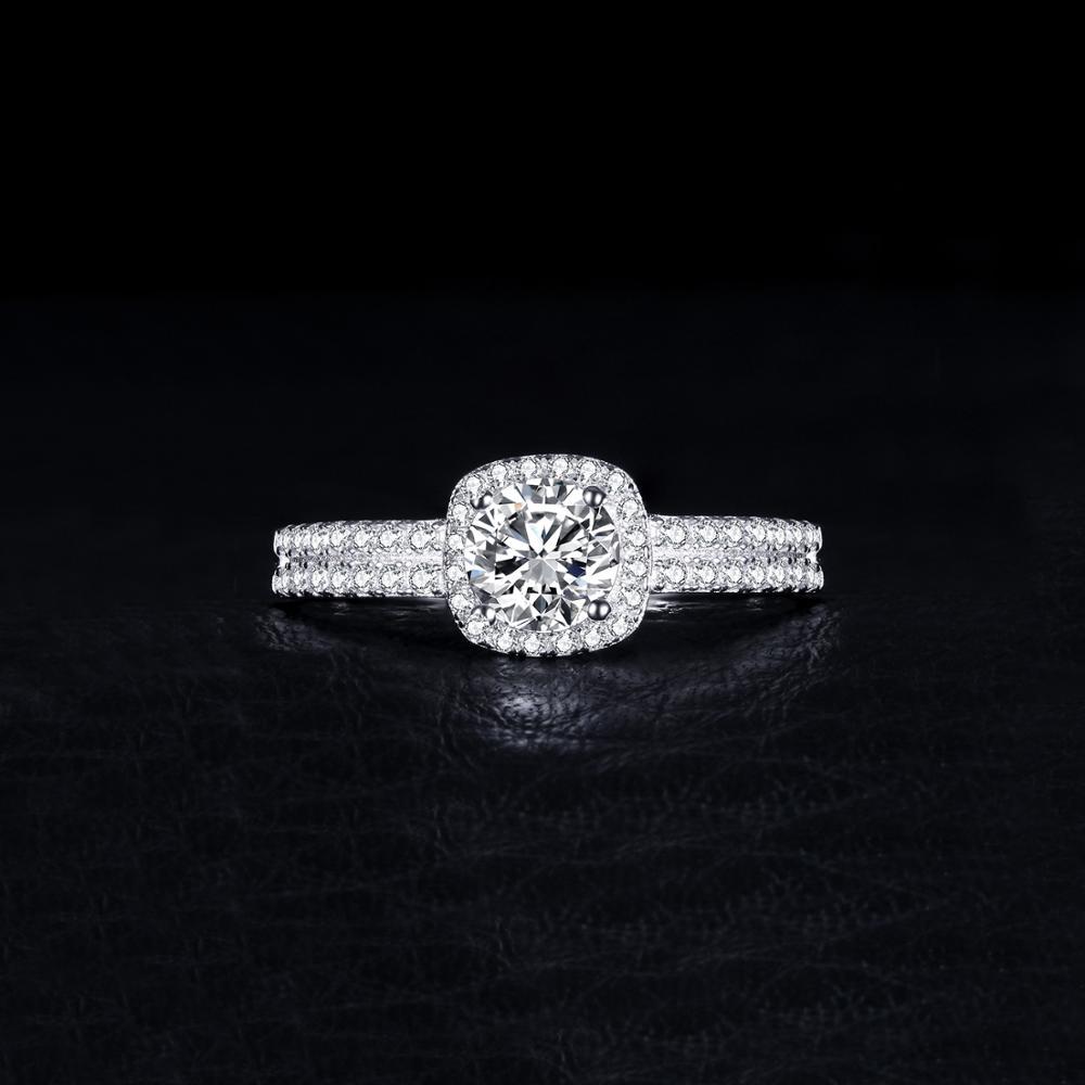 Square CVD Diamond Engagement Ring