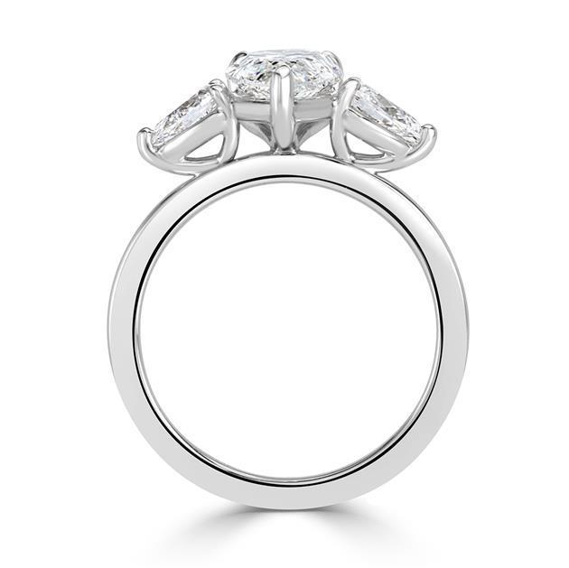 Pear Shaped Diamond Engagement Ring