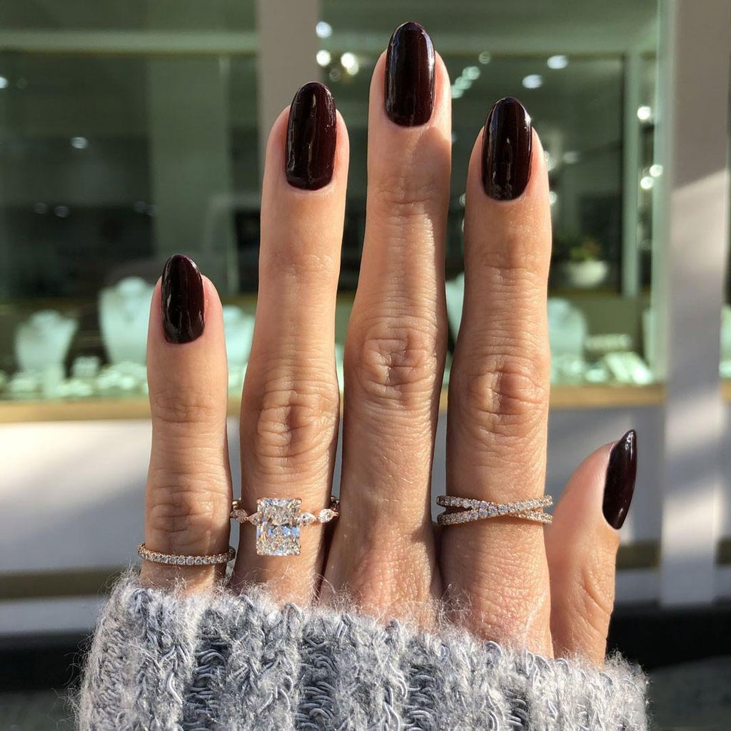 Luxury Ring Radiant Cut Full of Diamonds