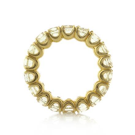 Fancy Yellow Radiant Cut Diamond Eternity Band