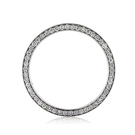 Mens  Round Brilliant Cut Diamond Wedding Band