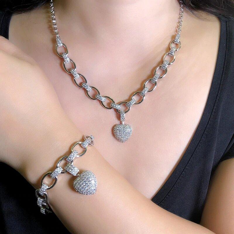 The Hills Heart Pendant Jewelry Set