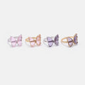 Crystal Butterfly Ring