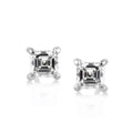 Asscher Cut Diamond Stud Earrings