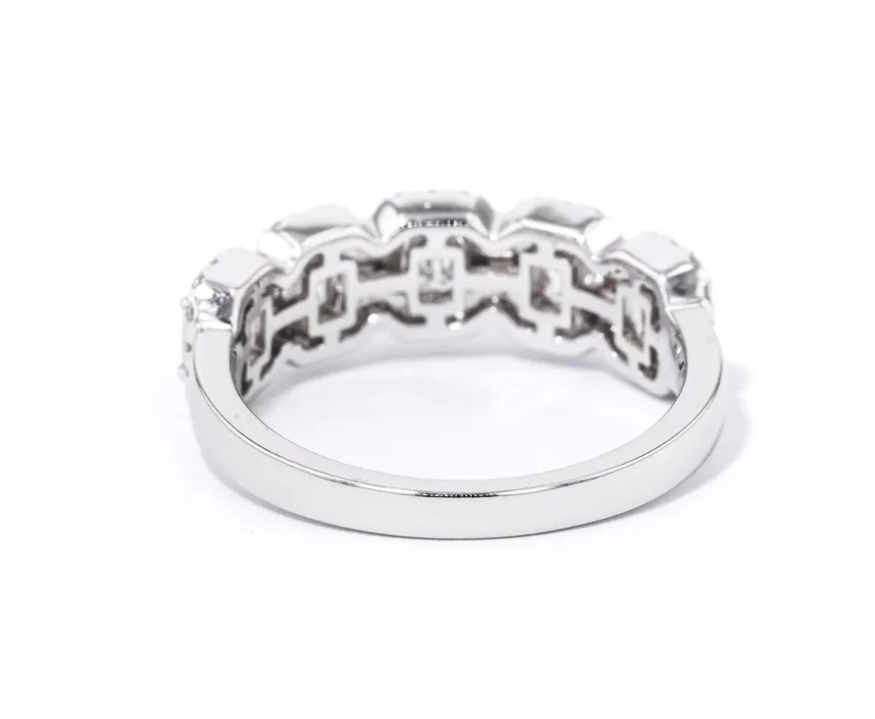 ALEXIS EMERALD CUT DIAMOND RING