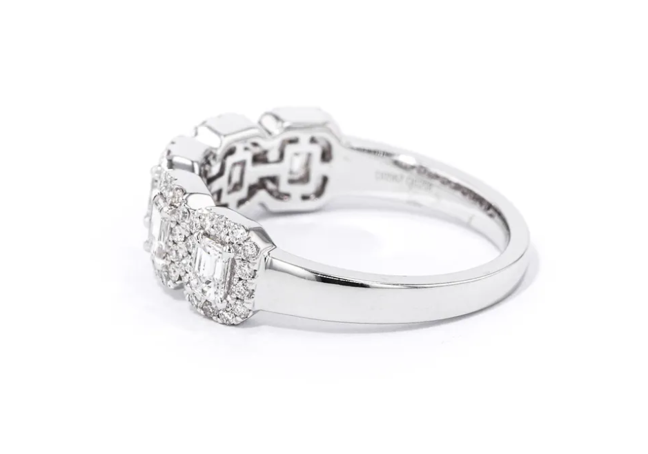 ALEXIS EMERALD CUT DIAMOND RING