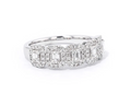 ALEXIS EMERALD CUT DIAMOND RING