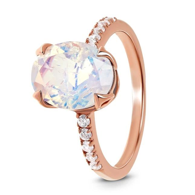 Oval Shaped Engagement Ring