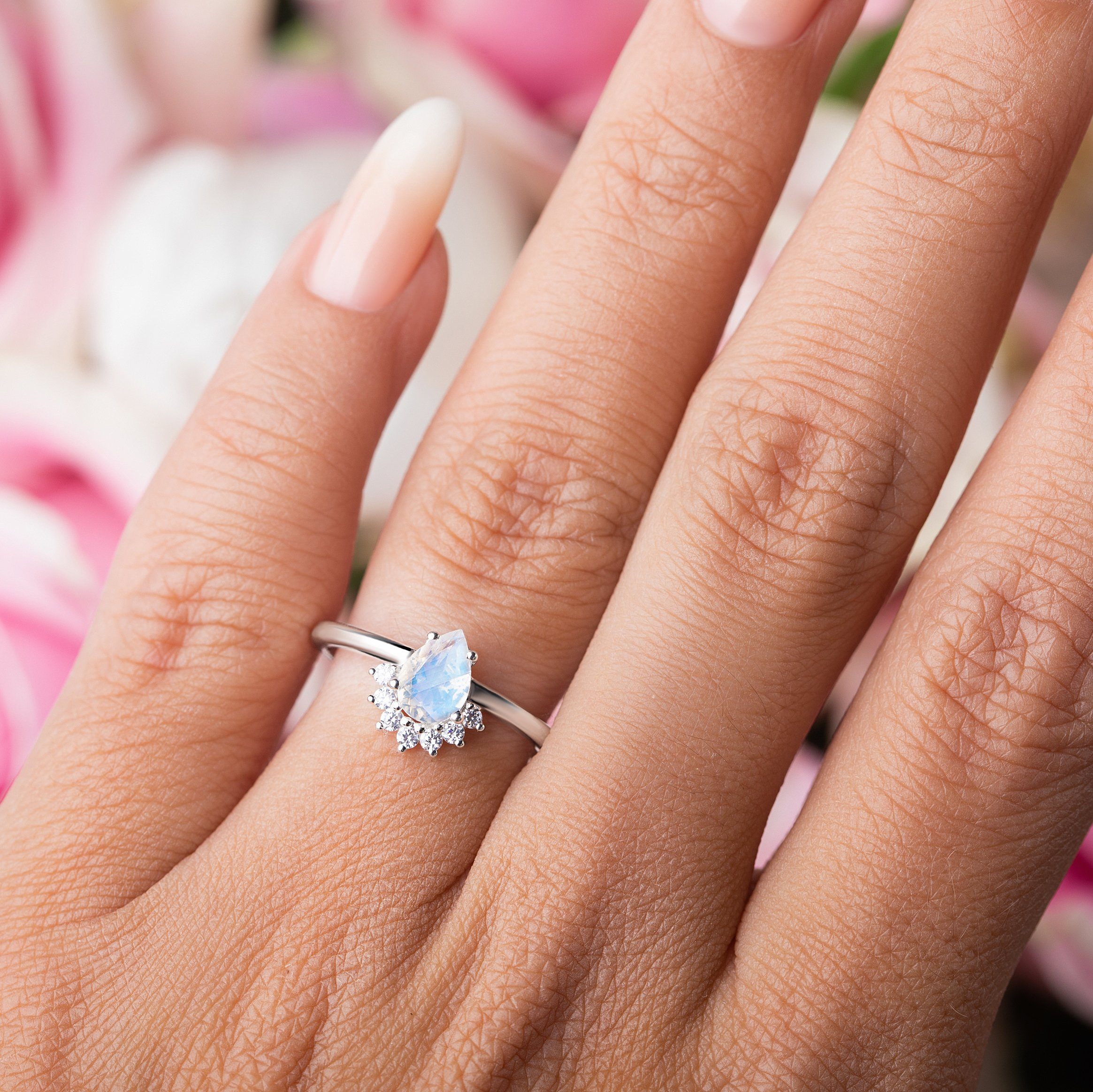 Pear Shaped Engagement Ring